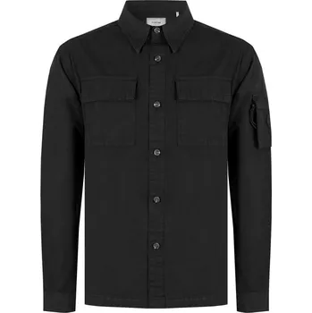 Pánská casual bunda Firetrap Andor Utility Overshirt Mens Black M