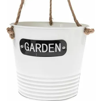 Casa de Engel Home Kovový závěsný obal na květináč, 0/12 Fialová UNI (2830240)