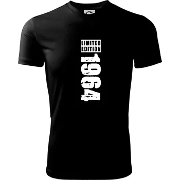 Limited edition 1964 pruh - Dětské triko sportovní (dresovina) - 146 cm/10 let ( Černá )