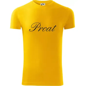Prcat (souložit vulgárně) - Viper FIT - Pánské zůžené tričko - 2XL ( Žlutá )