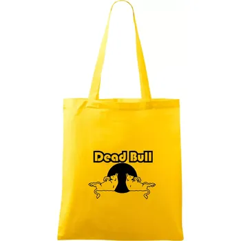 Dead Bull obrys - Taška bavlněná - 42 x 38 cm ( Žlutá )