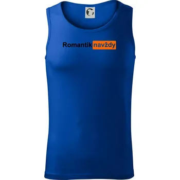 Porn - romantik navždy - Tílko pánské Core - XL ( Královská modrá )