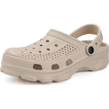 Dámské sandále Pánské prodyšné zahradní pantofle Barva: Khaki, Velikost: 43