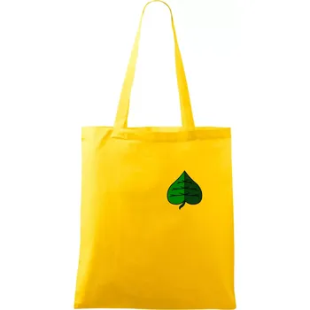 Prší - Zelený - prso - Taška bavlněná - 42 x 38 cm ( Žlutá )