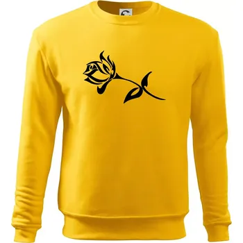 Pánská mikina Růže obrys - Mikina Essential pánská - S ( Žlutá )