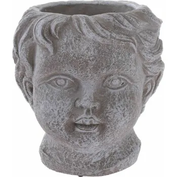 Květináč Casa de Engel Home Betonový květináč - hlava, 0/12 Fialová UNI (2830796)
