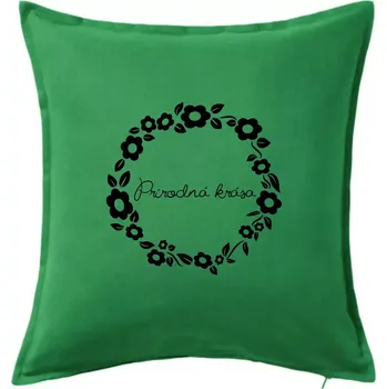 Polštář Přírodní krása - Polštář 50x50 - 50x50 - Pouze potah ( Středně zelená )