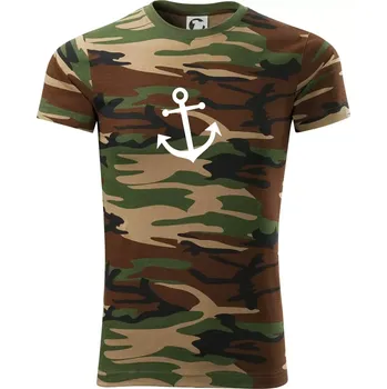 Pánské tričko Kotva - Army CAMOUFLAGE - L ( Hnědý maskáč )