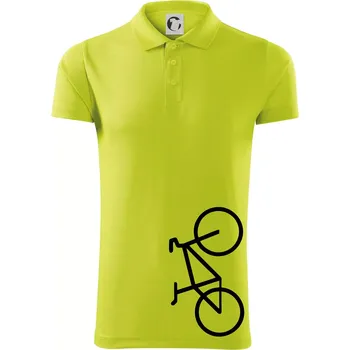 Pánská košile Kolo na výšku - Polokošile Victory sportovní (dresovina) - L ( Limetková )