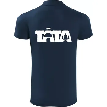 Pánská košile Táta nápis - houbař - Polokošile Victory sportovní (dresovina) - 2XL ( Námořní modrá (velmi tmavá - téměř černá) )