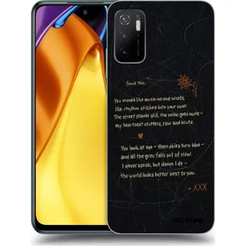 Pouzdro na mobilní telefon Picasee silikonový průhledný obal pro Xiaomi Poco M3 Pro 5G - POET