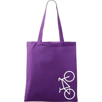 Kolo na výšku - Taška bavlněná - 42 x 38 cm ( Fialová )