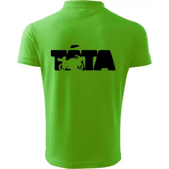 Pánská košile Táta nápis - motorka supersport - Polokošile pánská Pique Polo 203 - 3XL ( Apple Green )