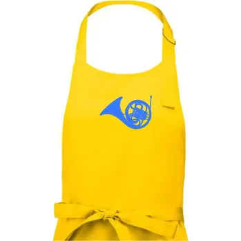 Kuchyňská zástěra Blue French Horn - Pánská zástěra na vaření - Univerzální velikost ( Žlutá )