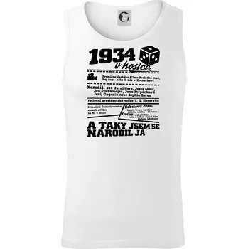 1934 v kostce - Tílko pánské Core - L ( Bílá )