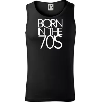 Pánské termoprádlo Born In The 70's - Tílko pánské Core - M ( Černá )