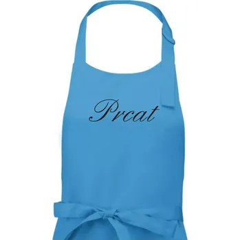 Kuchyňská zástěra Prcat (souložit vulgárně) - Pánská zástěra na vaření - Univerzální velikost ( Světlý tyrkys )