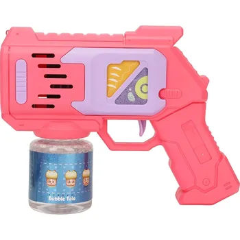 Bublifuk Automatická pistole na bubliny růžová s náplní