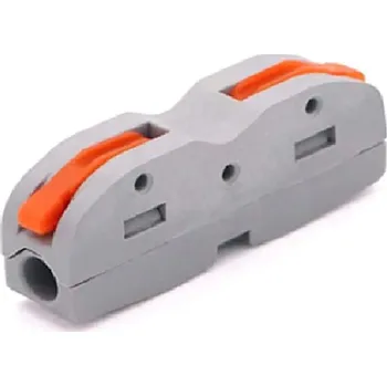 Akcesoria elektryczne Spojka Instalacyjna Szybkozłączka Przelotowa na šňůra typu DRUT LINKA 1+1 0,14-4,0mm