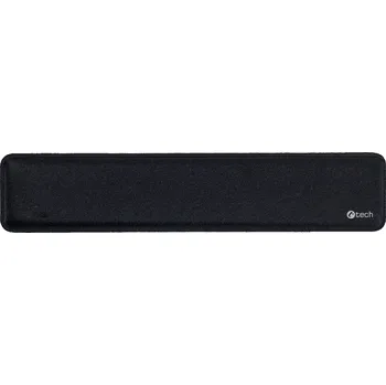 Podložka pod myš C-TECH KPG-01 Podpěra zápěstí ke klávesnici gelová, černá, 450x93x25mm KPG-01