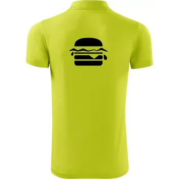 Pánská košile Hamburger ikona - Polokošile Victory sportovní (dresovina) - S ( Limetková )
