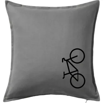 Polštář Kolo na výšku - Polštář 50x50 - 50x50 - Pouze potah ( Tmavě šedý melír )