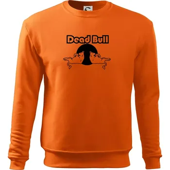 Pánská mikina Dead Bull obrys - Mikina Essential pánská - 3XL ( Oranžová )