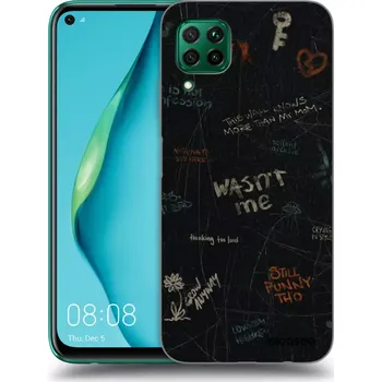Pouzdro na mobilní telefon Picasee silikonový průhledný obal pro Huawei P40 Lite - CONFESSION