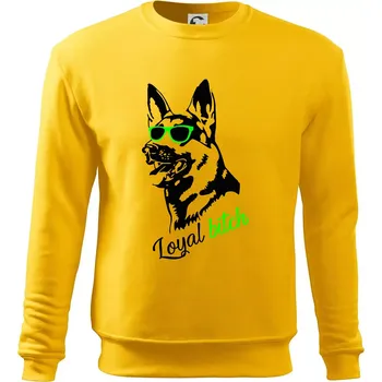 Pánská mikina Německý ovčák - loyal bitch - Mikina Essential pánská - 2XL ( Žlutá )