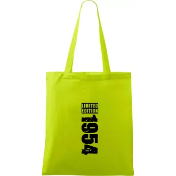 Limited edition 1954 pruh - Taška bavlněná - 42 x 38 cm ( Limetková )