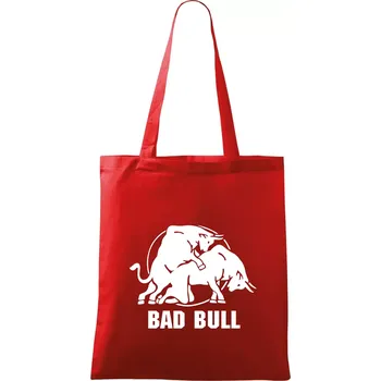 Bad Bull - Taška bavlněná - 42 x 38 cm ( Červená )