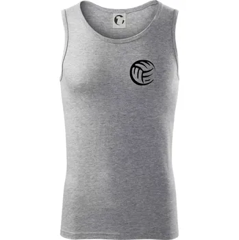 Volejbal míč prso - Tílko pánské Core - L ( Tmavě šedý melír )