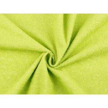 Bavlněné froté s nepropustnou membránou šíře 205 cm, barva 4 (17) zelená sv.