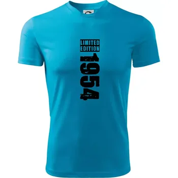 Limited edition 1954 pruh - Dětské triko sportovní (dresovina) - 146 cm/10 let ( Světlý tyrkys )