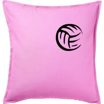 Polštář Volejbal míč prso - Polštář 50x50 - 50x50 - Pouze potah ( Růžová )