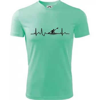 EKG pádlování - Dětské triko sportovní (dresovina) - 146 cm/10 let ( Mátová )