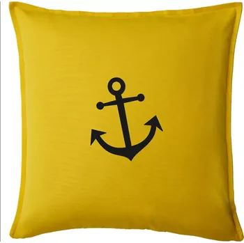 Polštář Kotva - Polštář 50x50 - 50x50 - Pouze potah ( Žlutá )