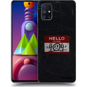 Pouzdro na mobilní telefon Picasee silikonový průhledný obal pro Samsung Galaxy M51 M515F - HELLO 404