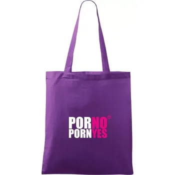 PornYes - Taška bavlněná - 42 x 38 cm ( Fialová )