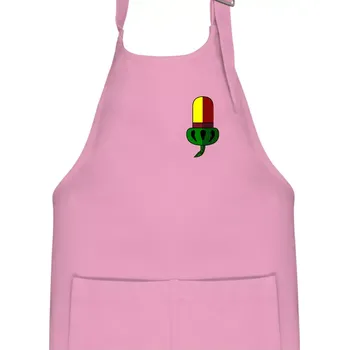 Kuchyňská zástěra Prší - Žaludy - prso - Dětská zástěra na vaření - Univerzální velikost ( Růžová )
