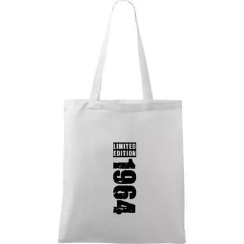 Nákupní taška Limited edition 1964 pruh - Taška bavlněná - 42 x 38 cm ( Bílá )
