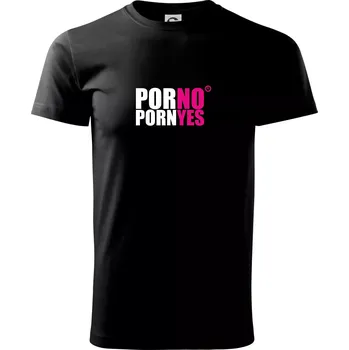 PornYes - Triko extra velké (5-8XL) - 7XL ( Černá )