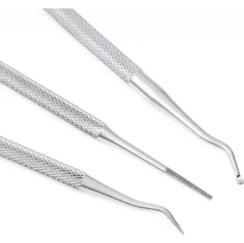 Sada 3 oboustranných exkavátorů na domácí pedikúru - 14 cm