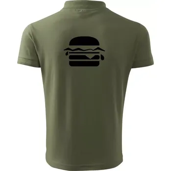 Pánská košile Hamburger ikona - Polokošile pánská Pique Polo 203 - 5XL ( Khaki )