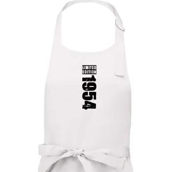 Kuchyňská zástěra Limited edition 1954 pruh - Pánská zástěra na vaření - Univerzální velikost ( Bílá )