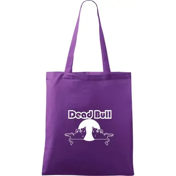 Dead Bull obrys - Taška bavlněná - 42 x 38 cm ( Fialová )