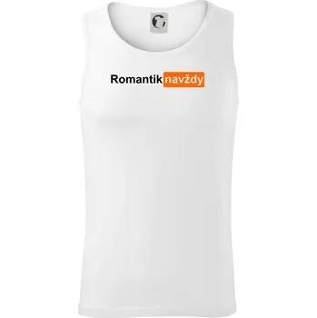 Porn - romantik navždy - Tílko pánské Core - M ( Bílá )