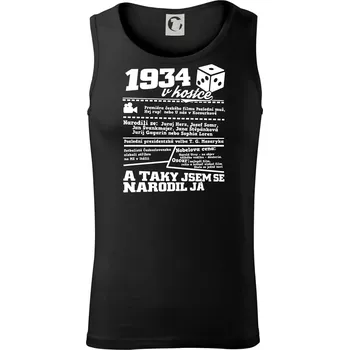 1934 v kostce - Tílko pánské Core - XL ( Černá )