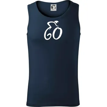 Cyklista slaví šedesátku (60) - Tílko pánské Core - 2XL ( Námořní modrá (velmi tmavá - téměř černá) )