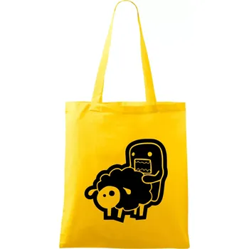 Sticker ovce - Taška bavlněná - 42 x 38 cm ( Žlutá )